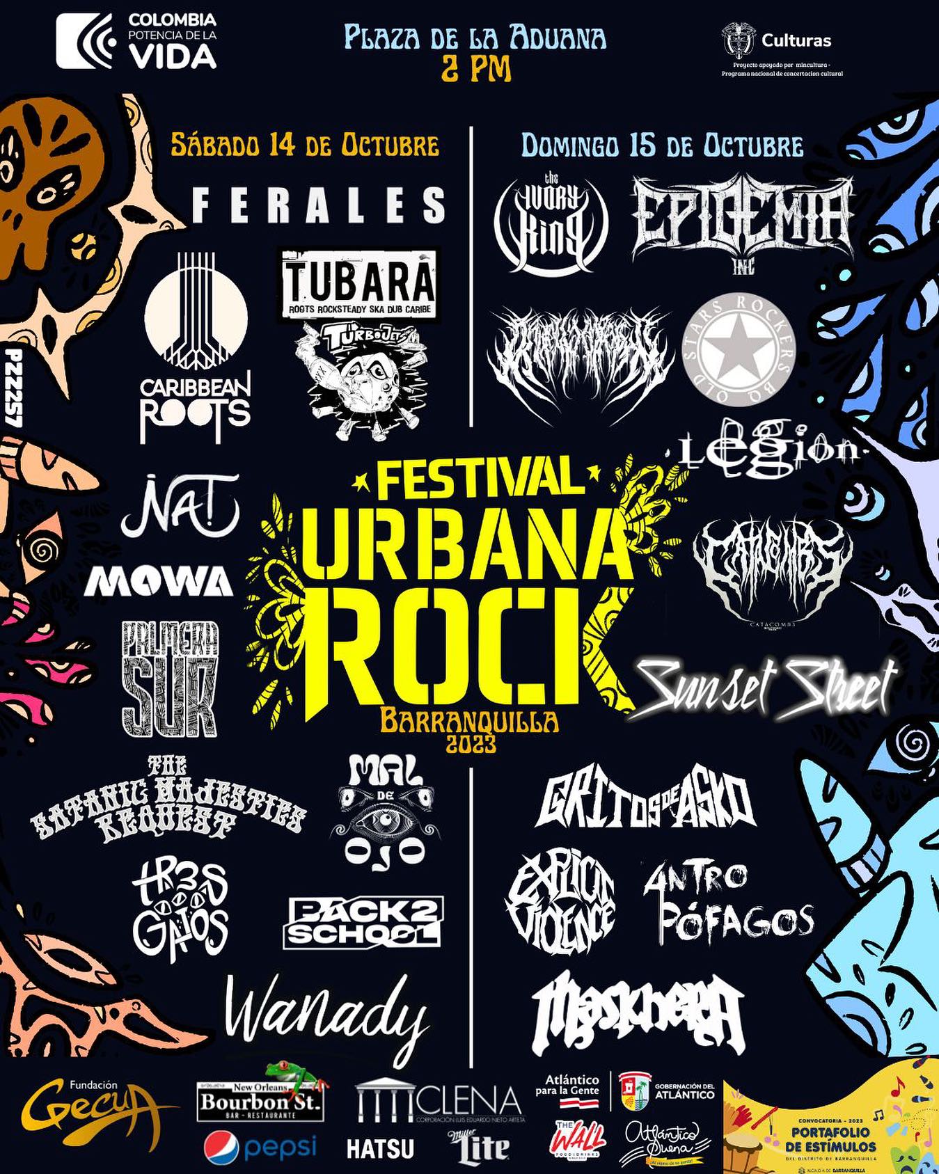 Urbana Rock Festival 2023 - Barranquilla Guide