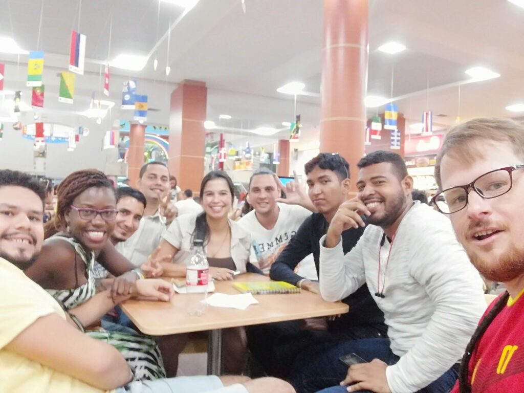 A language exchange meetup in Barranquilla - the locals are genuinely friendly